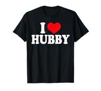 I Love My Hubby Cuore Carino Romantico Maglietta