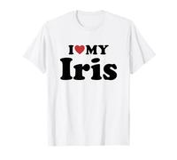 I Love My Iris Nome Coordinato Coppia Maglietta