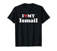 I Love My Ismail Nome Coordinato Coppia Maglietta