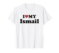 I Love My Ismail Nome Coordinato Coppia Maglietta