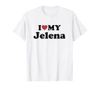 I Love My Jelena Nome Coordinato Coppia Maglietta