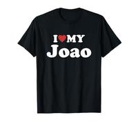 I Love My Joao Nome Coordinato Coppia Maglietta