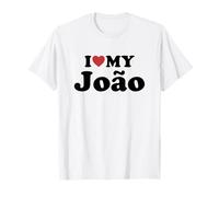 I Love My João Nome Coordinato Coppia Maglietta