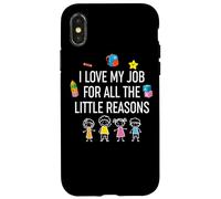 I Love My Job For All The Little Reasons Custodia per iPhone X/XS