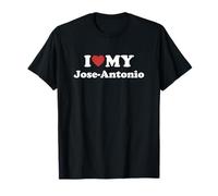 I Love My Jose-Antonio Nome Coordinato Coppia Maglietta