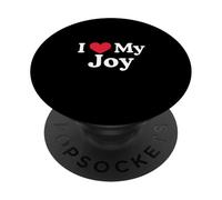 I Love My Joy Cuore Gioia Amore Gioia PopSockets PopGrip Adesivo