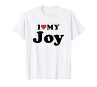 I Love My Joy Nome Coordinato Coppia Maglietta