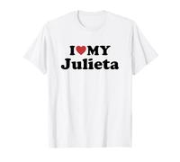 I Love My Julieta Nome Coordinato Coppia Maglietta