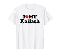 I Love My Kailash Nome Coordinato Coppia Maglietta