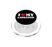I Love My Labrador Retriever Labby Labbi Lab PopSockets PopGrip per MagSafe