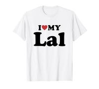 I Love My Lal Nome Coordinato Coppia Maglietta