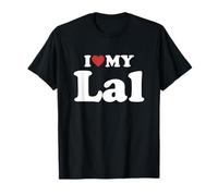 I Love My Lal Nome Coordinato Coppia Maglietta