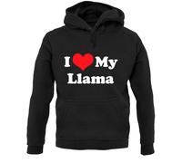 I Love My Lama Felpa Unisex - Llamas - Alpaca - Camelid - Animali - Farm -
