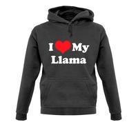 I Love My Lama Felpa Unisex - Llamas - Alpaca - Camelid - Animali - Farm -