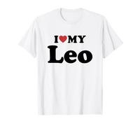 I Love My Leo Nome Coordinato Coppia Maglietta