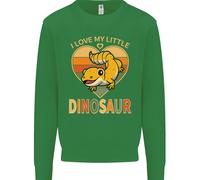 I Love My Little Dragon Bearded Dragon Bambini Felpa Maglione