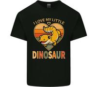 I Love My Little Dragon Bearded Dragon Uomo Cotone T-Shirt