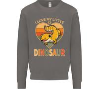 I Love My Little Dragon Bearded Dragon Uomo Felpa Maglione