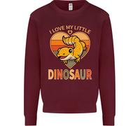 I Love My Little Dragon Bearded Dragon Uomo Felpa Maglione