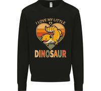 I Love My Little Dragon Bearded Dragon Uomo Felpa Maglione