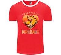 I Love My Little Dragon Bearded Dragon Uomo Ringer Fotl