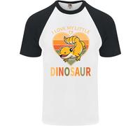 I Love My Little Dragon Bearded Dragon Uomo S/S Baseball T-Shirt