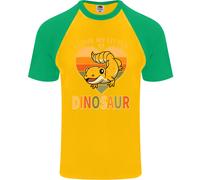 I Love My Little Dragon Bearded Dragon Uomo S/S Baseball T-Shirt