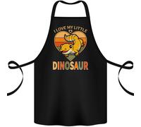 I Love My Little Dragone Drago Barbuto Cotone Grembiule 100% Biologico