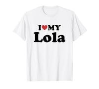 I Love My Lola Nome Coordinato Coppia Maglietta