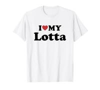 I Love My Lotta Nome Coordinato Coppia Maglietta