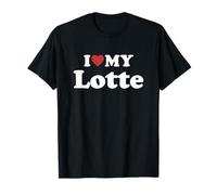 I Love My Lotte Nome Coordinato Coppia Maglietta