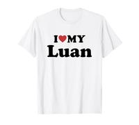 I Love My Luan Nome Coordinato Coppia Maglietta