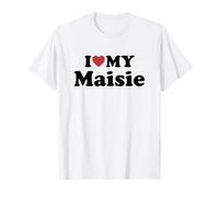 I Love My Maisie Nome Coordinato Coppia Maglietta