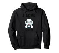 I Love My Maltese - Simpatico amante dei cani leone maltese Felpa con Cappuccio