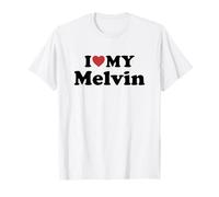 I Love My Melvin Nome Coordinato Coppia Maglietta