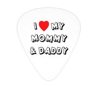 I Love My Mommy And Daddy Plettri per chitarra Plettri per chitarra basso 12 pezzi