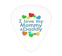 I Love My Mommy And Daddy Plettri per chitarra Plettri per chitarra basso 12 pezzi