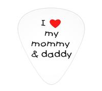 I Love My Mommy And Daddy Plettri per chitarra Plettri per chitarra basso 12 pezzi