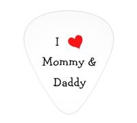 I Love My Mommy And Daddy Plettri per chitarra Plettri per chitarra basso 12 pezzi