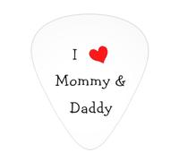 I Love My Mommy And Daddy Plettri per chitarra Plettri per chitarra basso 12 pezzi