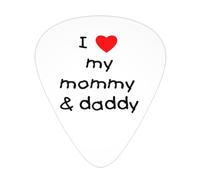I Love My Mommy And Daddy Plettri per chitarra Plettri per chitarra basso 12 pezzi