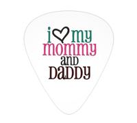 I Love My Mommy And Daddy Plettri per chitarra Plettri per chitarra basso 12 pezzi