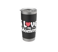I Love My Mommy Bicchiere termico in acciaio inox doppia parete