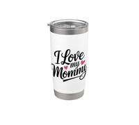 I Love My Mommy Bicchiere termico in acciaio inox doppia parete