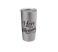 I Love My Mommy Bicchiere termico in acciaio inox doppia parete
