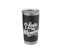 I Love My Mommy Bicchiere termico in acciaio inox doppia parete