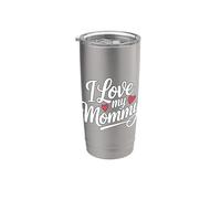 I Love My Mommy Bicchiere termico in acciaio inox doppia parete