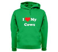 I Love My Mucche - Adulti Felpa/Maglione - Mucca Fattoria Animali Bovini Bull