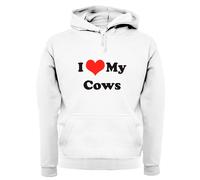 I Love My Mucche - Adulti Felpa/Maglione - Mucca Fattoria Animali Bovini Bull