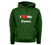 I Love My Mucche - Adulti Felpa/Maglione - Mucca Fattoria Animali Bovini Bull